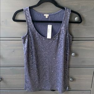 NWT J. Crew sequin tank!